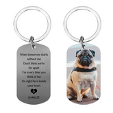 Porte-clés personnalisés - Cadeaux commémoratifs pour animaux de compagnie Porte-clés pour chat et chien